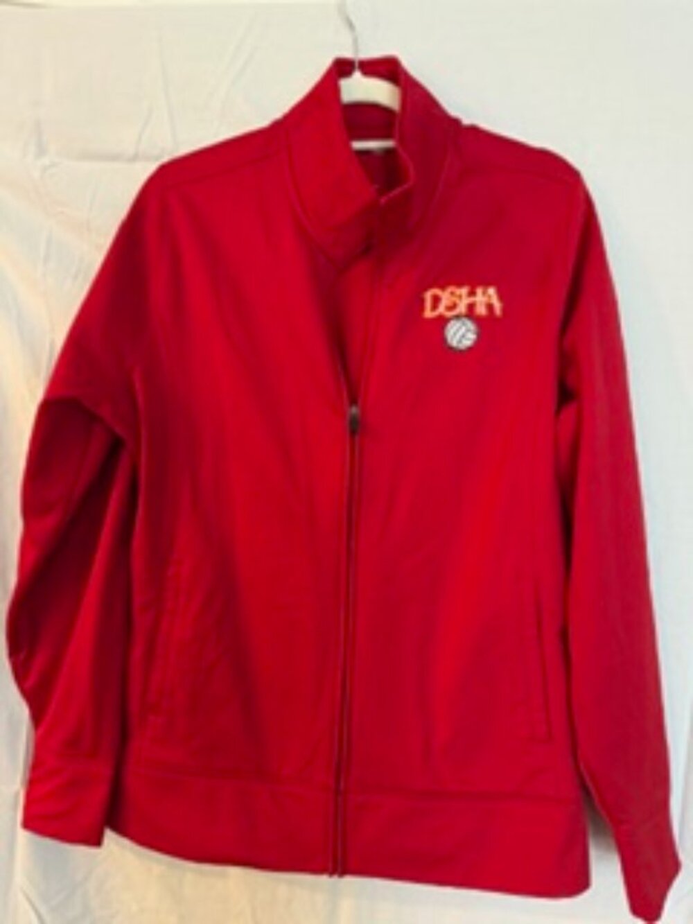 Sport Tek DSHA Volleyball Full Zip Jacket Red Women’s XL Athletic